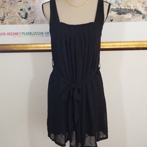Black Cocktail Dress, square neckline Nwt!